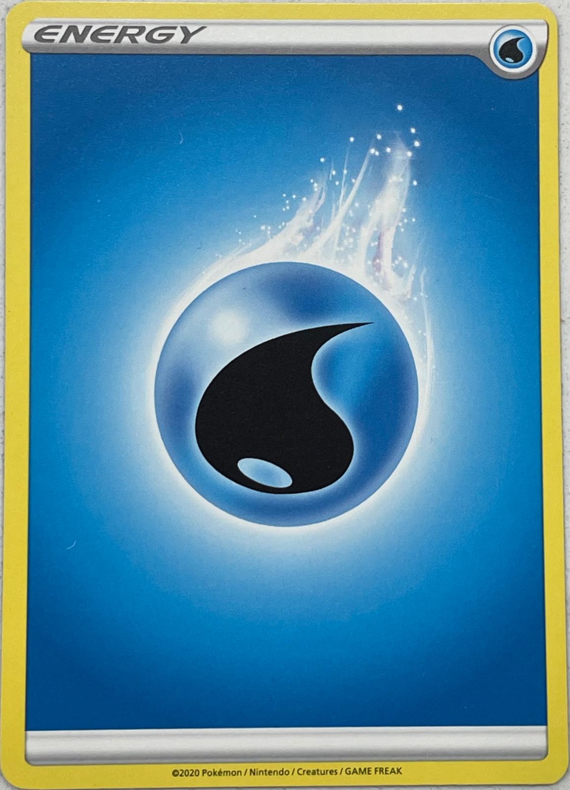 Water Energy [Reverse Holo] Pokémon Card from Pokemon Sword & Shield Set 